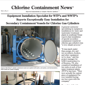 2021 September 01 Chlortainer Article Equipment Installation Specialist