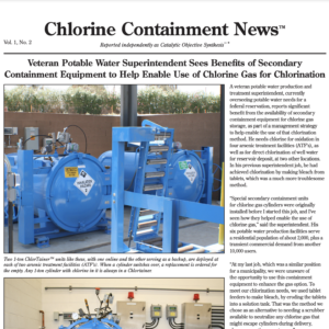 Veteran Potable Water Superintendent Sees Benefits of Secondary Containment Equipment to Help Enable Use of Chlorine Gas for Chlorination