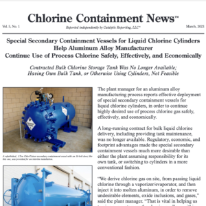 2023 March 01 Chlortainer Article Special Secondary Containment Vessels for Liquid Chlorine
