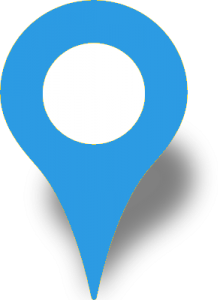 Blue location pin