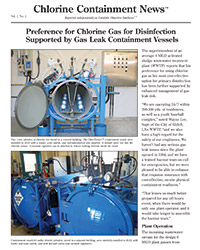 Preference for Chlorine Gas for Disinfection