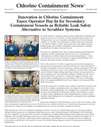 Innovation in Chlorine Containment Eases Operator Buy-In for Secondary Containment Vessels as Reliable Leak Safety Alternative to Scrubber Systems