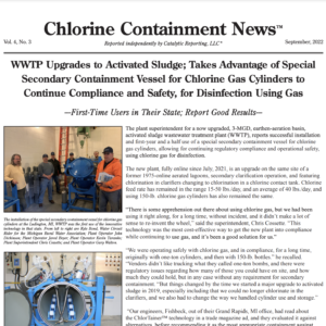 2022 September 01 Chlortainer Article WWTP Upgrades to Activated Sludge