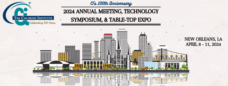 2024 February The Chlorine Institute Annual Meeting Technology Symposium and Table Top Expo event flier