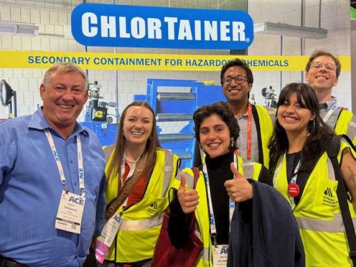 ChlorTainer-Gas-safety-experts ChlorTainer's gas safety team at one of the many trade shows we attend to support the gas safety industry.
